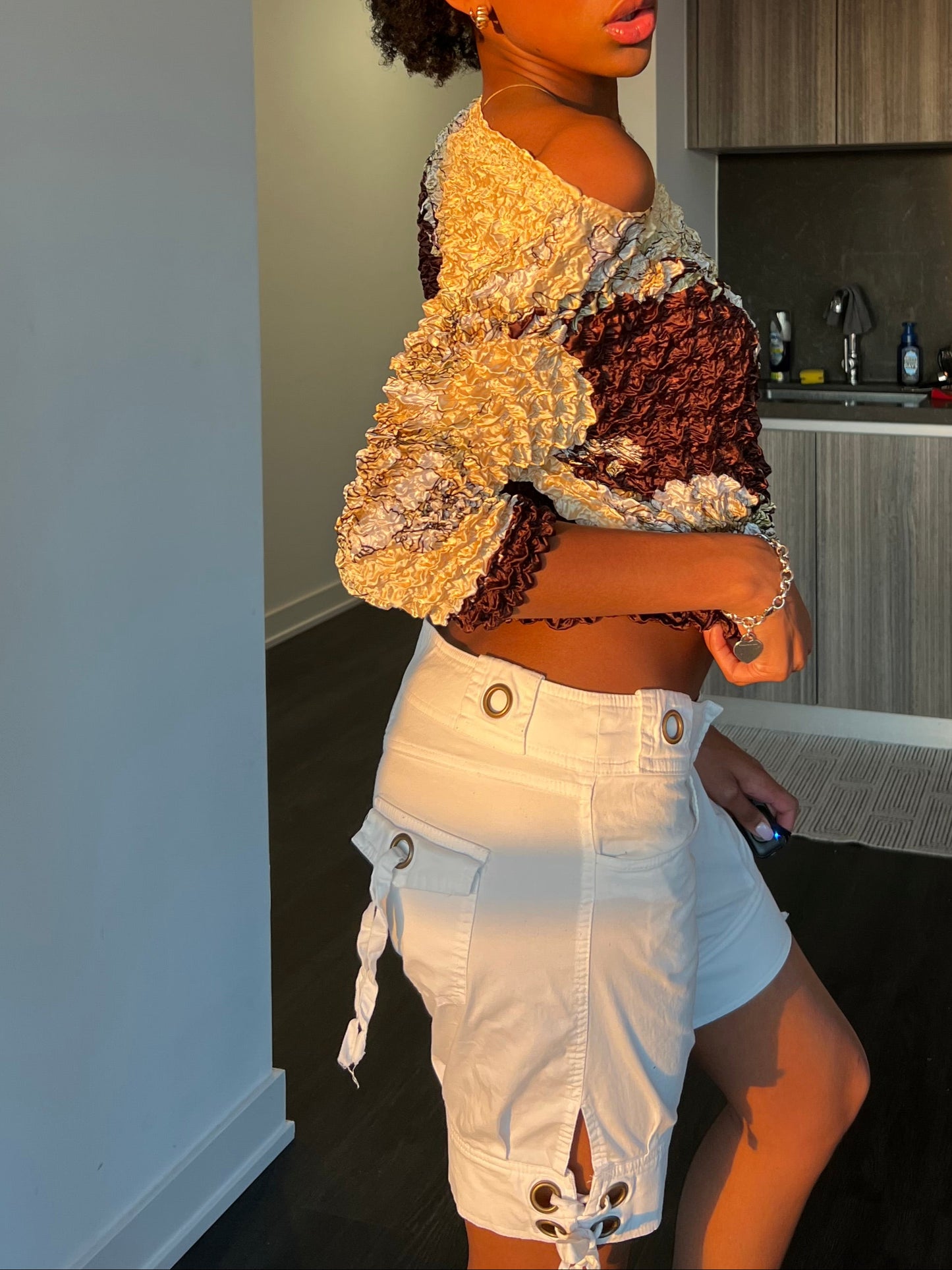 The Flora Puff Blouse