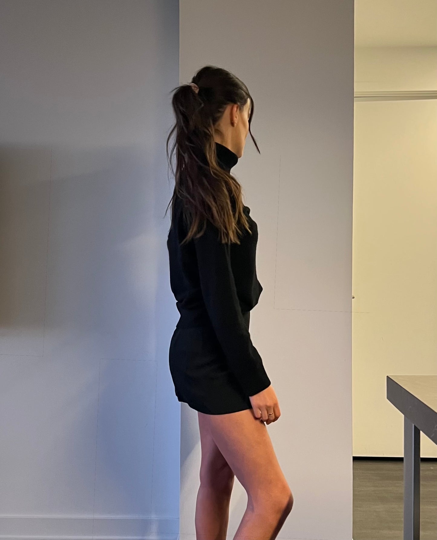 Black Skort