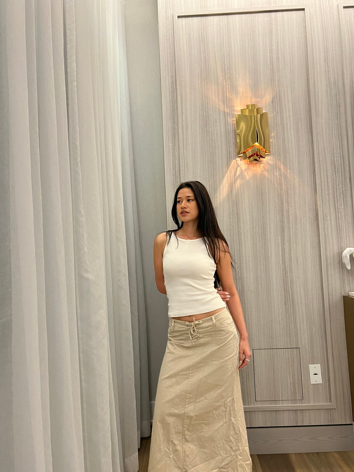 Maxi Cargo Skirt