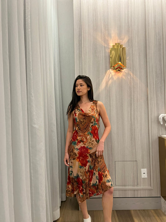 Floral midi dress